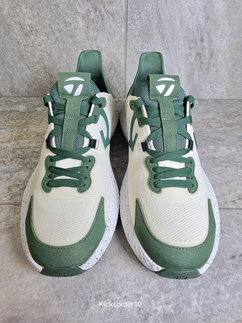 G/FORE Men's Athletic Sneakers in Green and White - Picture 4 of 10